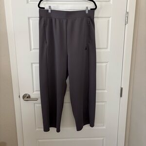 Adidas Women's Gray Wide Leg Pants